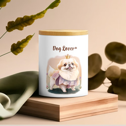 【 ロイヤル ペキニーズ 】 キャニスター　保存容器　お家用　プレゼント　犬　ペット　うちの子　犬グッズ 3枚目の画像