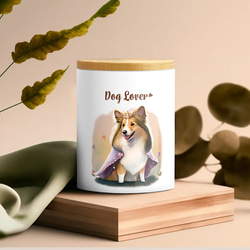 【 ロイヤル シェルティー 】 キャニスター　保存容器　お家用　プレゼント　犬　ペット　うちの子　犬グッズ 3枚目の画像