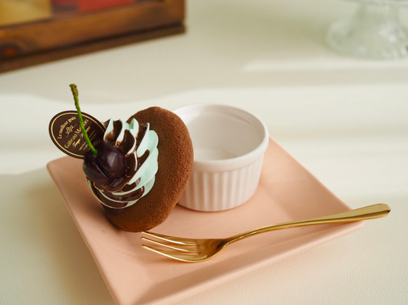 チョコミントのカップケーキ小物入れ 6枚目の画像