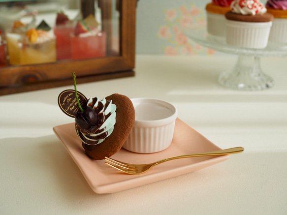 チョコミントのカップケーキ小物入れ 5枚目の画像
