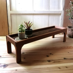 アンティーク調 2段 ウッド プランターラック 園芸ラック 木製