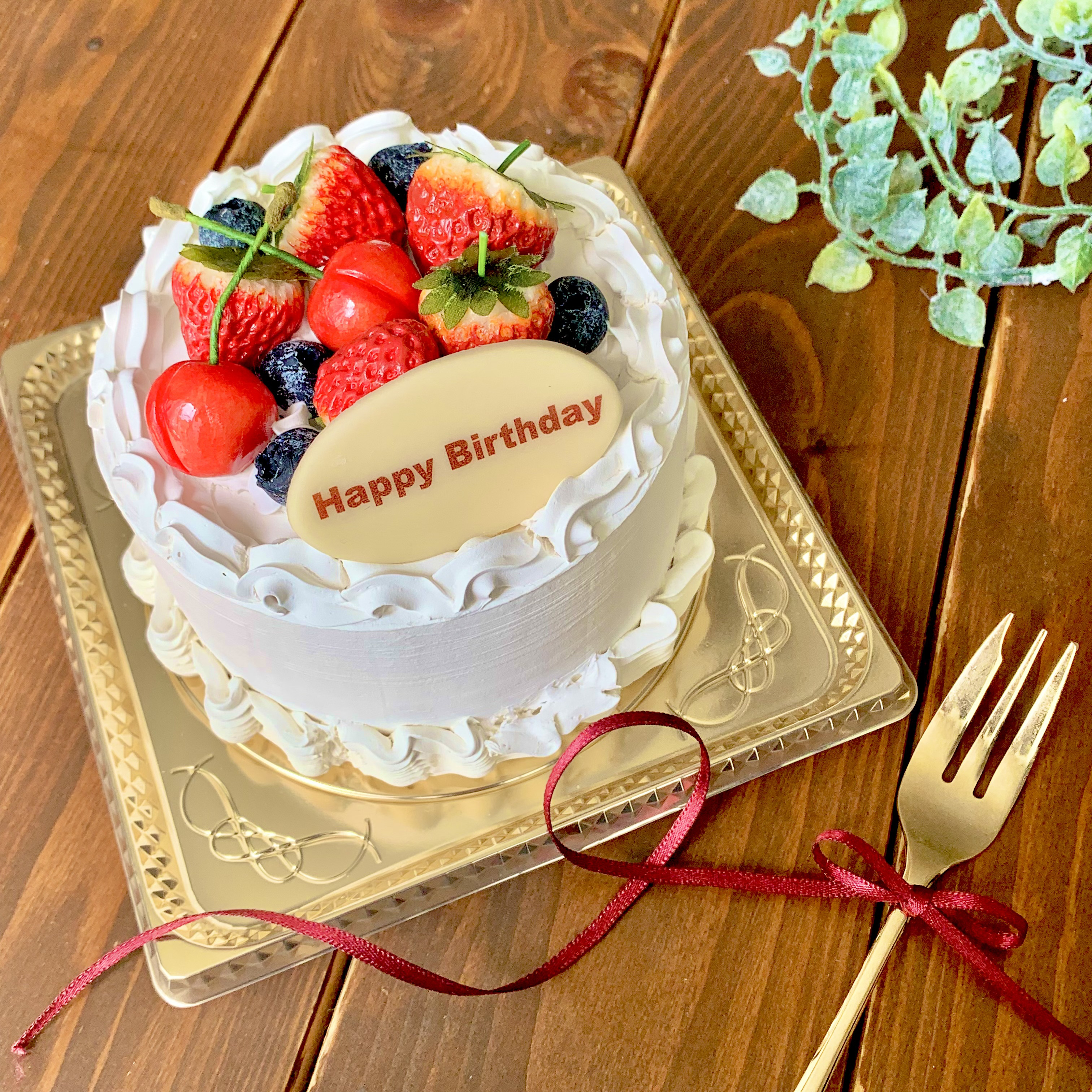 食べられないクレイホールケーキ　4号サイズ