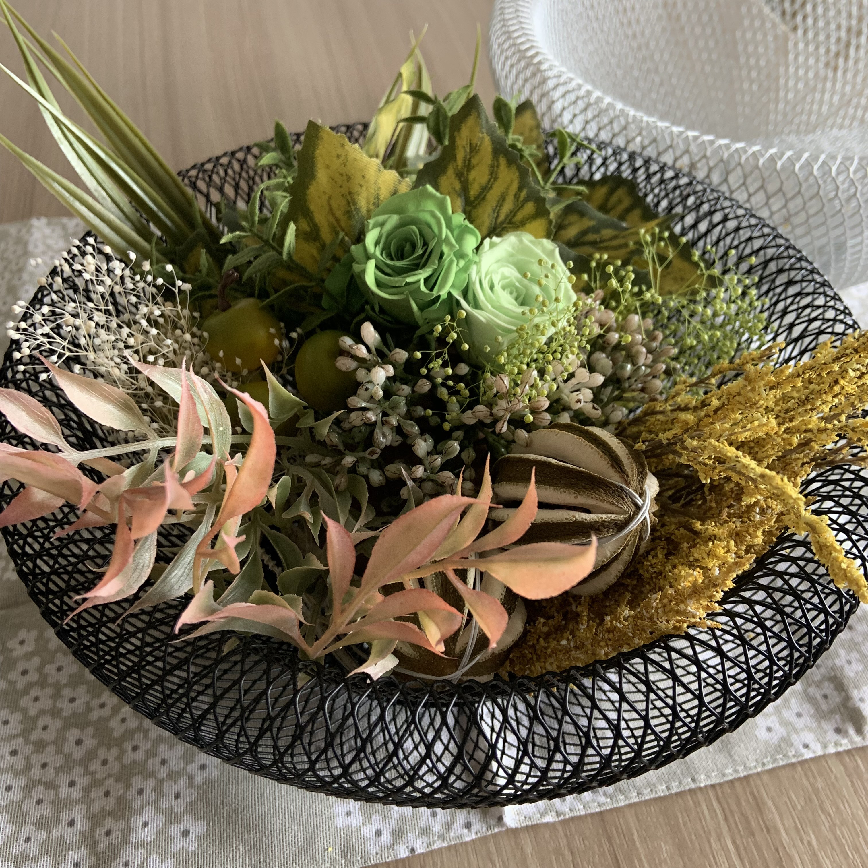 ஐ贈り物にも[green interior flower]ஐ