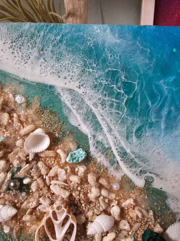 海を感じるインテリア　ターコイズシェルビーチ　NO.2 5枚目の画像