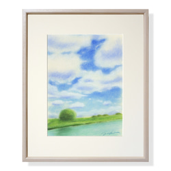 パステル画 風景画 フレーム付き パステル画 風景画 フレーム付き Amazon.co.jp: 風景画 海 アート 海の