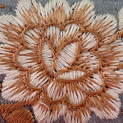 50cm~ ４ｃｍ幅　インド刺繍リボン　綿　 4枚目の画像
