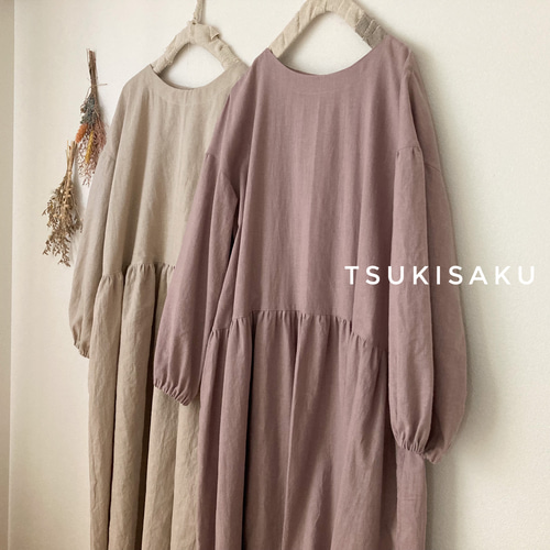 ぽわん袖ワンピース オーダーページ ぽわん袖ワンピース オーダーページ 9種のカラーから選べる袖口