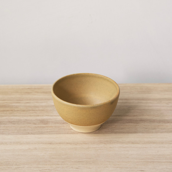 新茶器 小茶碗 KISETO【信楽焼の小さな湯呑み】シンプルなデザイン 黄
