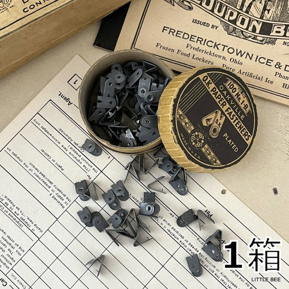 133・ヴィンテージ ペーパークリップ 1箱 紙箱 クリップ その他雑貨