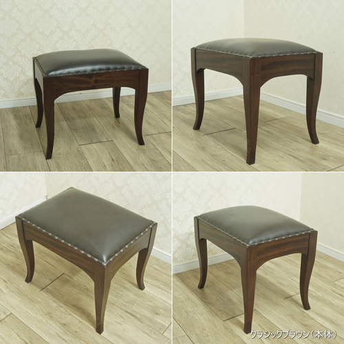専用商品 クラシカル 猫脚 高級ドレッサースツール イタリア製 猫脚ドレッサー スツールセット [幅70] Blanche | ドレッサー・鏡台