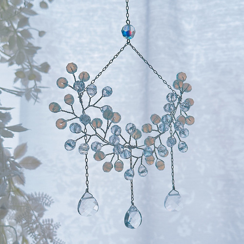 樹氷のきらめき〜ジュエルサンキャッチャー［スノーオーロラフロスト