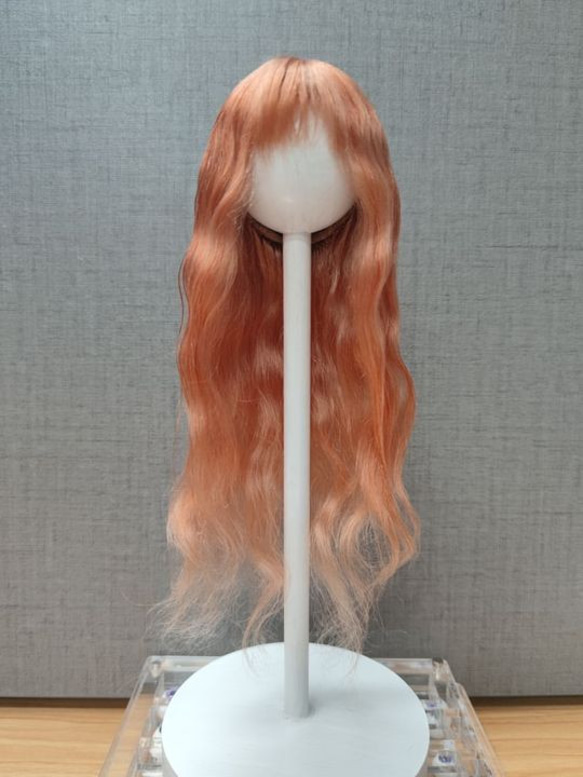 bjd人形 ドールウィッグ バウンシーヘアネット モヘアアクセサリー シミュレーテッドスカルプ 仮装　髪 1/6 bjd 2枚目の画像