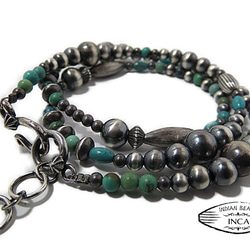 インディアンジュエリー パールビーズネックレス ターコイズトップ Amazon | インディアンジュエリー ビーズ ネックレス ナバホ