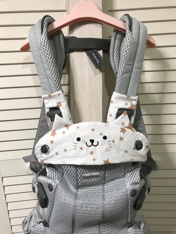 50%OFF ベビービョルン 首回りカバー猫 ハーモニー対応よだれカバー スタイ・よだれかけ