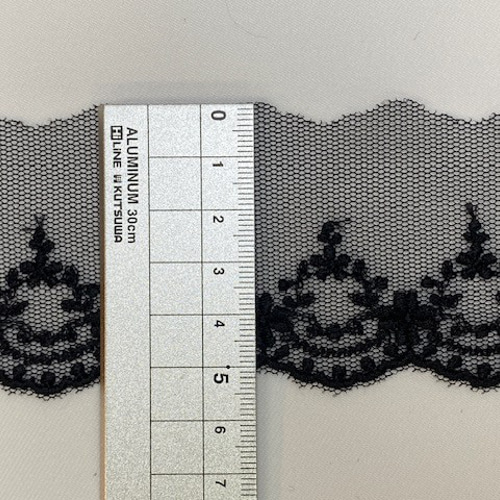 RC-1093 黒の小花チュールレース レース Relace 通販 15962366｜Creema