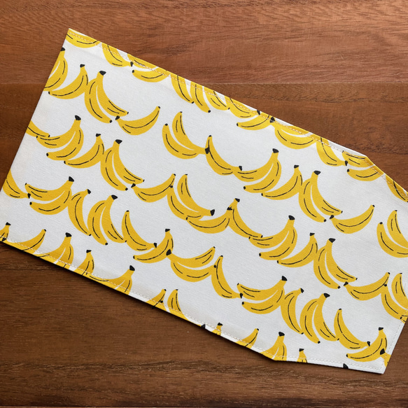 【文庫】バナナのブックカバー（オフホワイト） 5枚目の画像