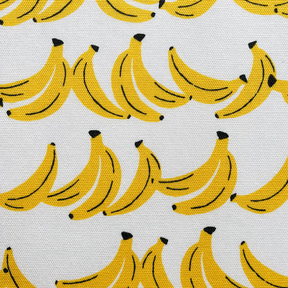 【文庫】バナナのブックカバー（オフホワイト） 4枚目の画像