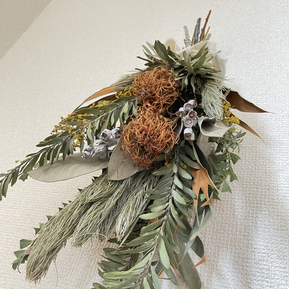 dried flower swag 2枚目の画像