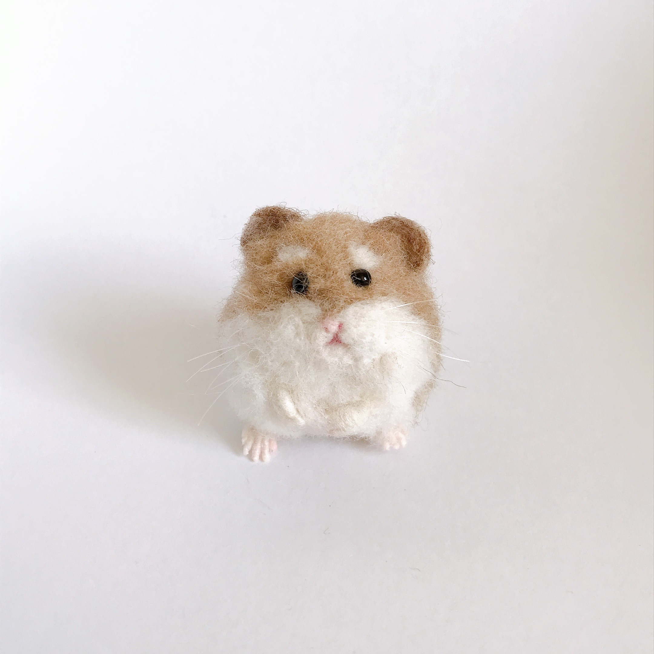 370 sorio 羊毛フェルト ハムスター コルデンハムスター 羊毛フェルト 人形 ハムスター 羊毛フェルト