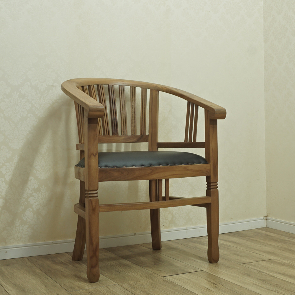 チーク 北欧 アンティーク椅子  無垢ダイニング リビング『バタビアチェアS』