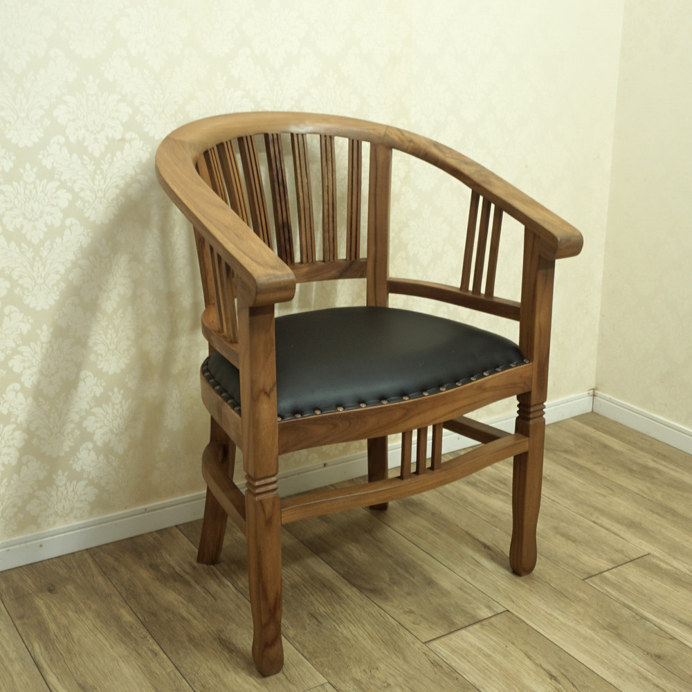 チーク 北欧 アンティーク椅子  無垢ダイニング リビング『バタビアチェアS』