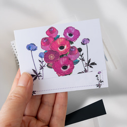 メッセージカード封筒セット（花） 3枚目の画像