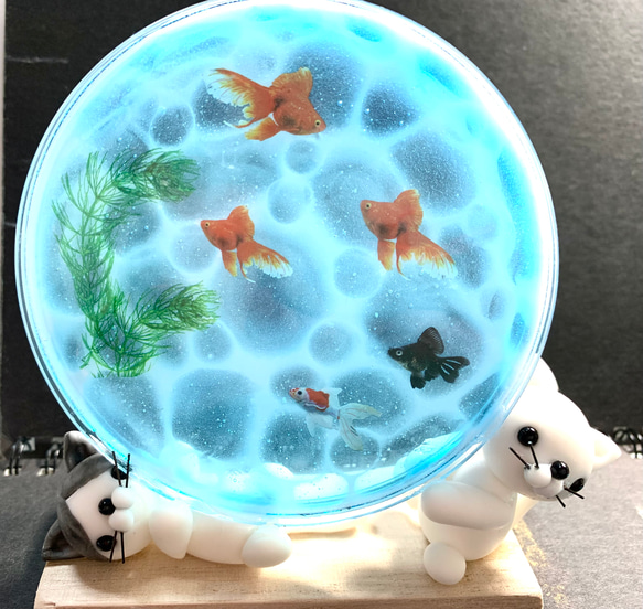 オーダー★　レジン猫チャーム　水風船　ハンドメイド　たこ焼き　屋台　ミニチュア Amazon.co.jp: K-61 琉球ガラスのじゃれ猫キーホルダー 風鈴 和