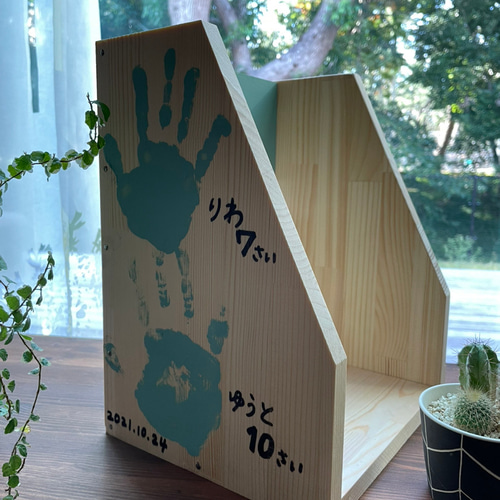 ブックスタンド♡子供向けDIYキット(自作工作セット) 壁掛けラック