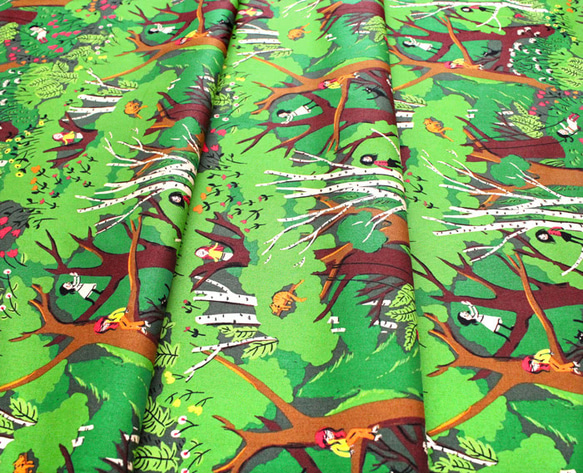 カットクロス Windham Fabrics Heather Ross Climbing Trees 4枚目の画像