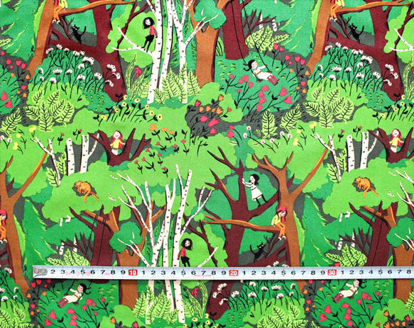 カットクロス Windham Fabrics Heather Ross Climbing Trees 3枚目の画像