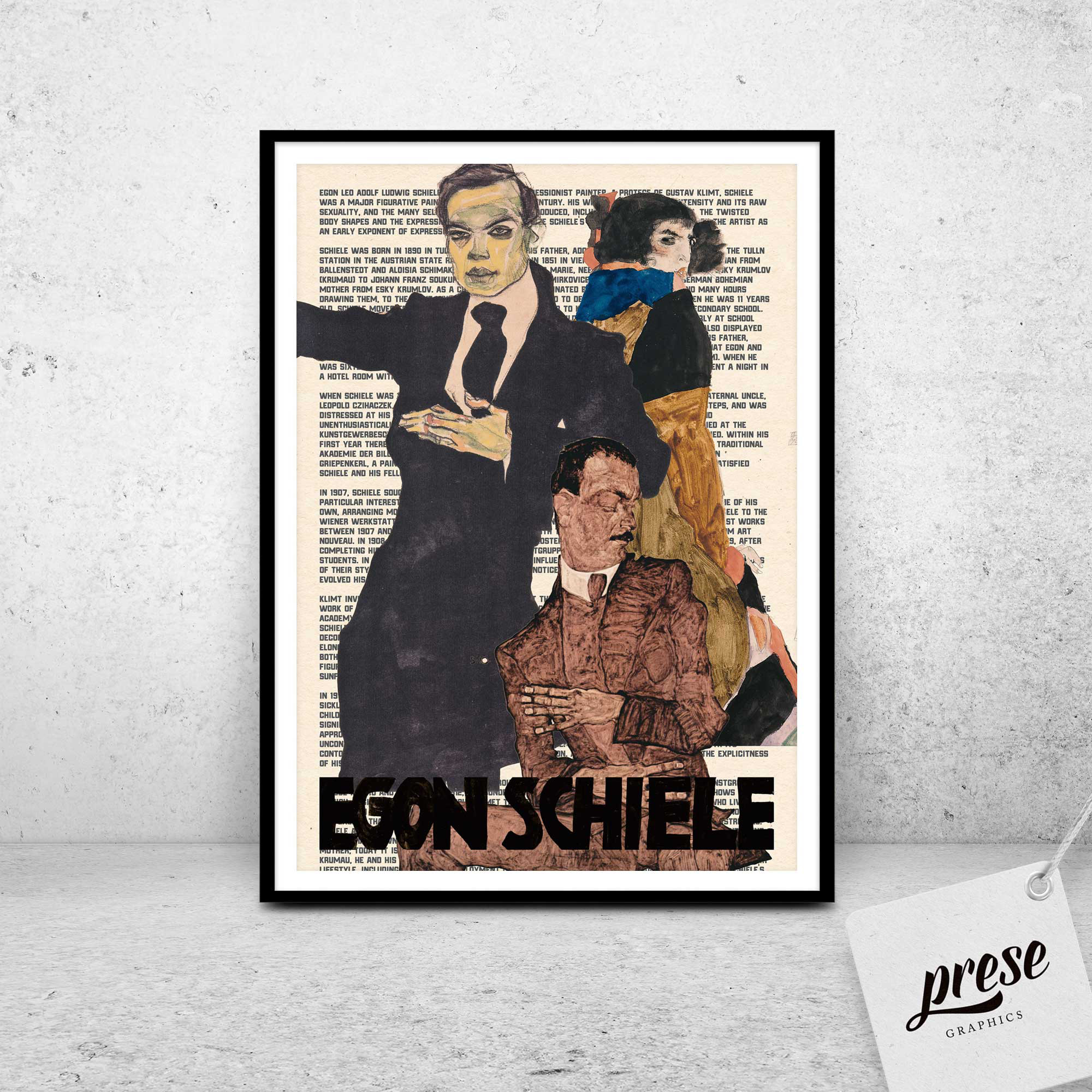 e770 エゴン・シーレ Egon Schiele メンズ ポートレート