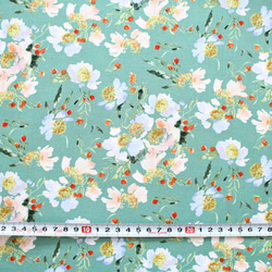 カットクロス Windham Fabrics Wildflower Clair de Lune Spruce 3枚目の画像