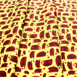 カットクロス Windham Fabrics Woodland Baby Hedgehogs Chartruese 4枚目の画像
