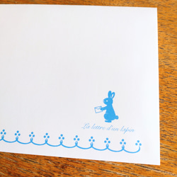 お手紙ウサギのレターセット 4枚目の画像