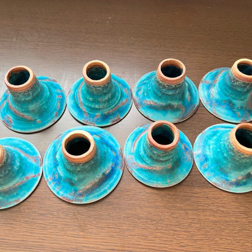 じょうご（漏斗、生豆流し）青（ターコイズブルー） その他調理器具