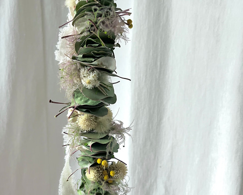 ポポラスのスモークガーランド / ドライフラワー リース ガーランド