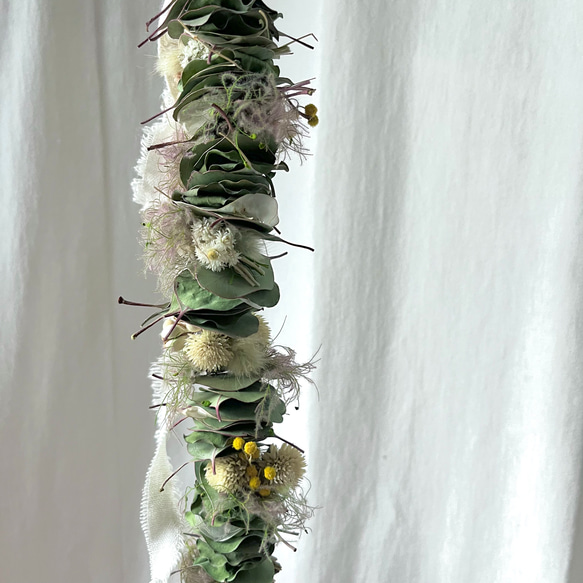 ポポラスのスモークガーランド / ドライフラワー リース ガーランド