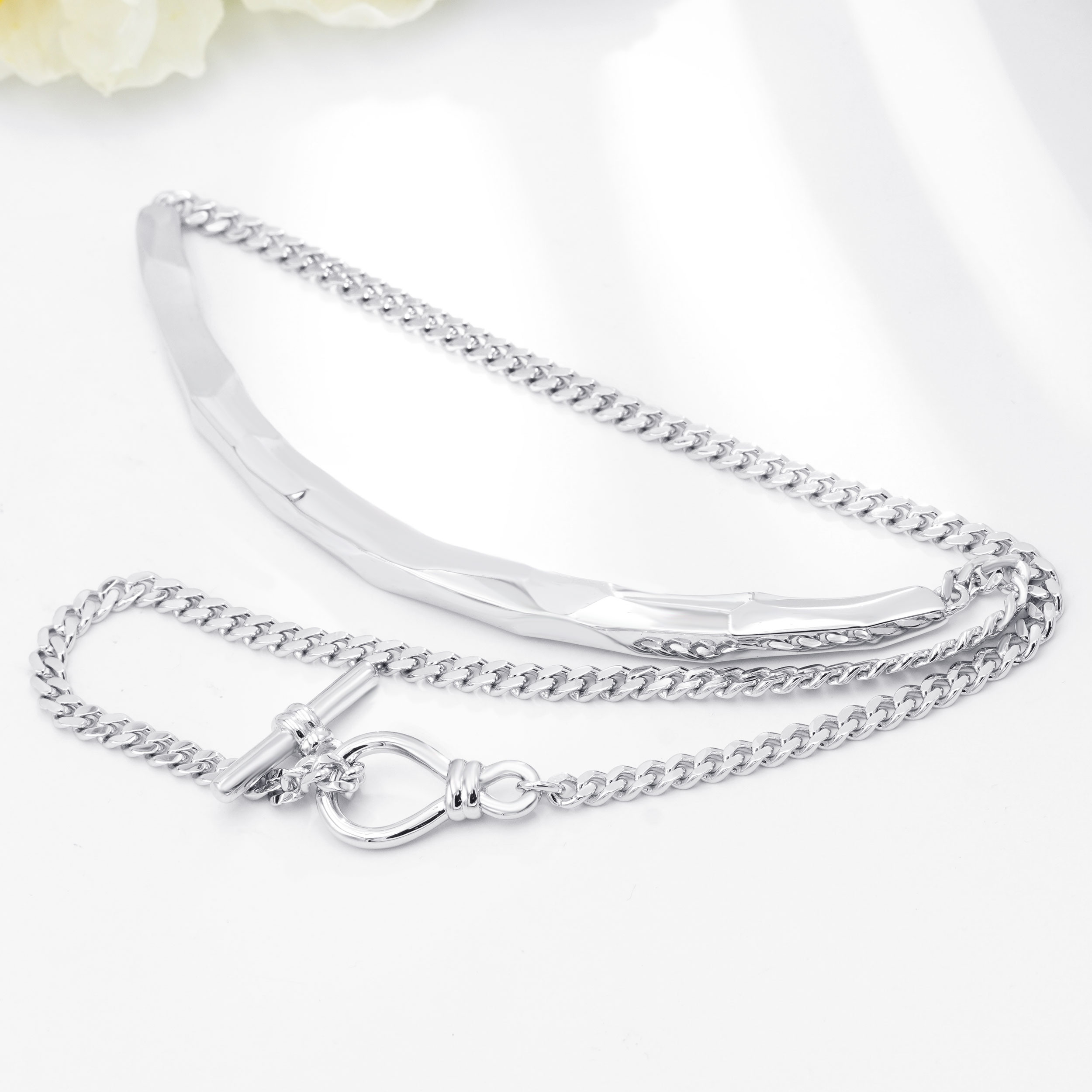 スマイルネックレストップ喜平チェーン 即発送可 230525-001/20250430-99