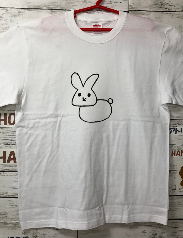 Tシャツ　うさぎ 2枚目の画像