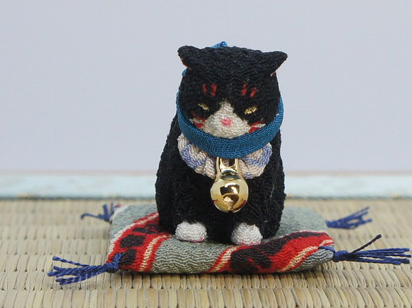 縮緬人形 豆猫九 黒白 その他人形 すみや 通販 15964035｜Creema(クリーマ)