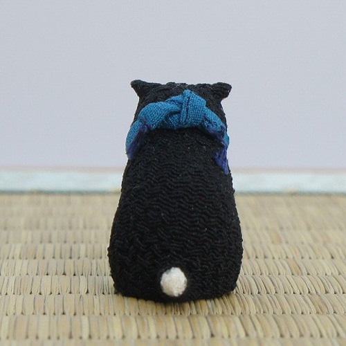 縮緬人形 豆猫九 黒白 その他人形 すみや 通販 15964035｜Creema