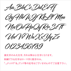 【筆記体】名入れフラットポーチsize2種 タッセルありなし選べます♪名前入れ 文字入れ イニシャル くすみカラー 2枚目の画像