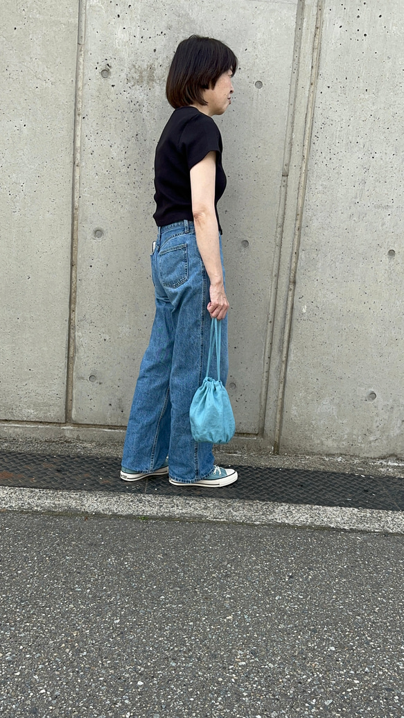 【一点物】LINEN POCHETTE ( LBL ) 2枚目の画像