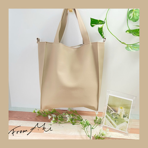 2wayスクエアバッグ　ハンドメイド 2WAYスクエアバッグ ブラック – HushTug