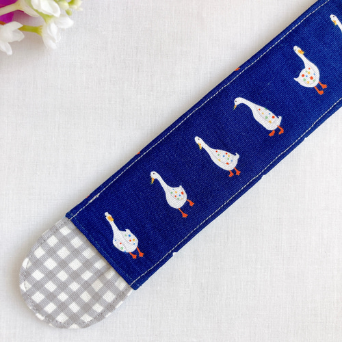 送料無料】選べる♡水筒肩紐カバー あひる うさぎ 花柄