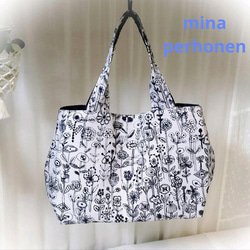 送料無料】mina perhonen letter of flowerトートバッグ トート