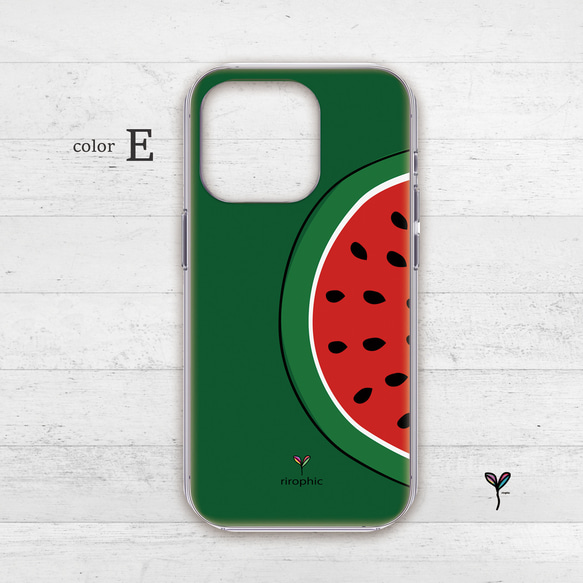 果物 フルーツデザイン スマホケース ハードクリアカバー iPhone androidケース hard-o-039 12枚目の画像