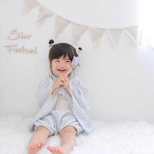 ⓝⓔⓦ【ワッペン風流れ星】ベビーヘアクリップ　キッズヘアクリップ　ヘアゴム ⓝⓔⓦ【ワッペン風流れ星】ベビーヘアクリップキッズヘア
