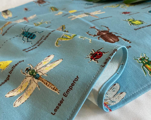 オーダーOK】入園入学大きいランチョンマット(60×40㎝)☆昆虫大百科