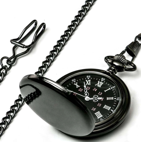 Amazon.co.jp: 懐中時計 シルバーの懐中時計ネックレスクォーツローマ